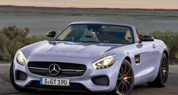 Un Mercedes-AMG GT Roadster e pe drum!