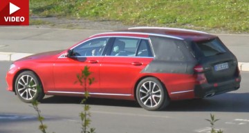 Mercedes E-Class T-Modell 2017 apare aproape nedeghizat
