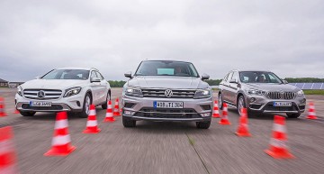 Războiul SUV-urilor compacte: Mercedes GLA versus VW Tiguan, BMW X1