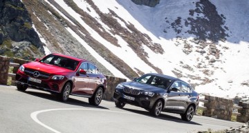PRIMUL TEST COMPARATIV. Mercedes GLC Coupe 2017 versus BMW X4