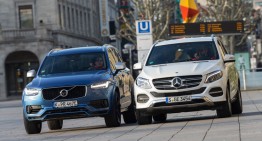 Test comparativ Mercedes GLE 500 e vs Volvo XC90 T8 AWD