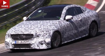 Mercedes E-Class Coupe 2018 face striptease