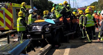 Accident Pape Souare: un G-Class îi salvează viața unui jucător din Premier League