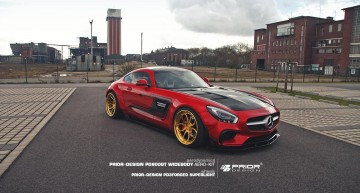 Roșu ca focul – Mercedes-AMG GT S de la Prior Design