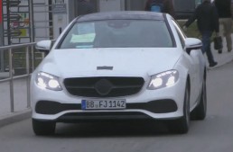 Mercedes-Benz E-Class Coupe 2018  surprins aproape fără camuflaj
