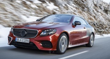 Mercedes E-Class Coupe 2017 încă nu a fost dezvăluit, dar a ieșit la plimbare