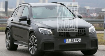Mercedes-AMG GLC 63 dezvăluit în cele mai clare fotografii spion de până acum
