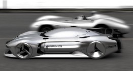 Mercedes-Benz W 196 R Streamliner pentru 2040: Concept autonom pentru 500 km/h