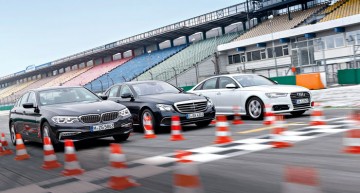 LIMUZINE BUSINESS: Mercedes E 350 d versus Audi A6 3.0 TDI Quattro, BMW 530d