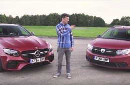 David versus Goliat? Dacia Logan MCV se ia la trântă cu Mercedes-AMG E63 S